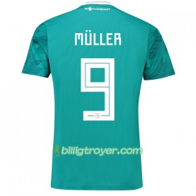 Billige Fotballdrakter Tyskland MUller 9 VM 2018 Bortedraktsett
